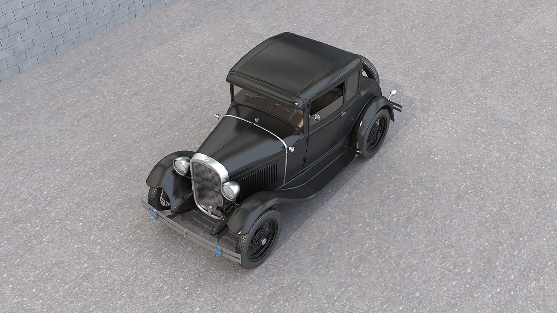 Classic Car Model - TurboSquid 2208341