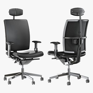 Dauphin high way executive office chair 3D model