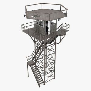 observation tower 3D model