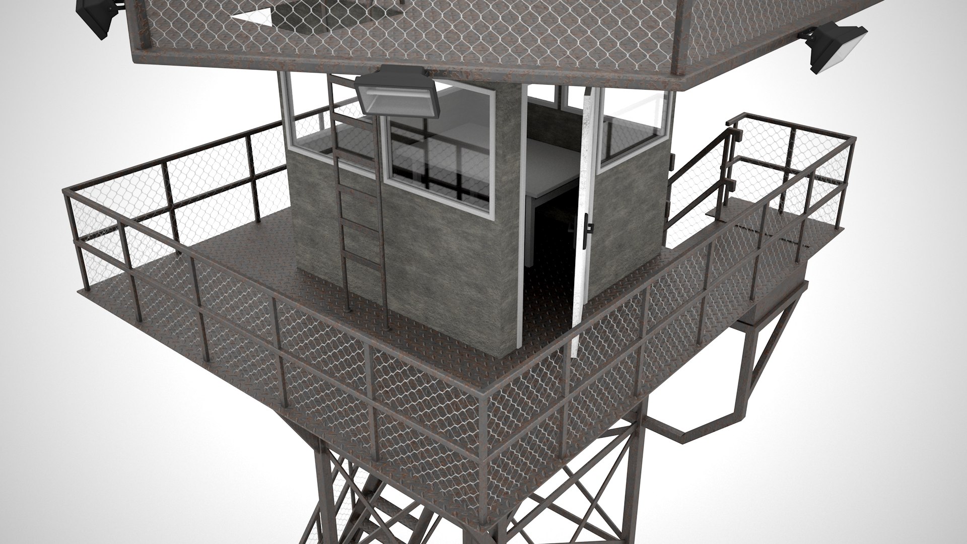 Observation Tower 3D Model - TurboSquid 1548159