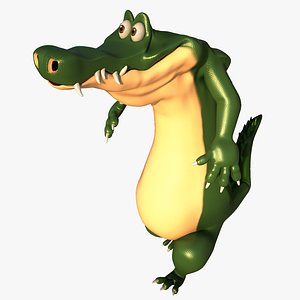 cartoon croc 3d 3ds