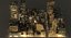 Manhattan District 04 Night Low Poly