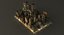 Manhattan District 04 Night Low Poly