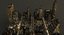 Manhattan District 04 Night Low Poly