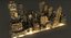 Manhattan District 04 Night Low Poly