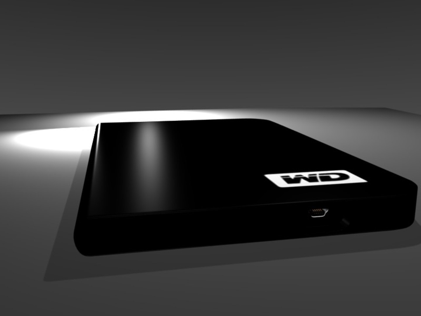 3d Model Disc Western Digital