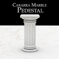 Carrara Marble Pedestal