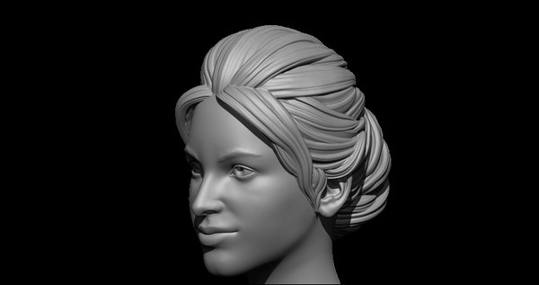 3D hair - TurboSquid 1651454