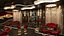 Interior design di lusso del bar della discoteca