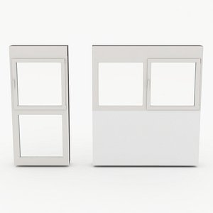 Window -  double window - Full wall section