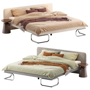 Olina double bed by Westwing 3D model