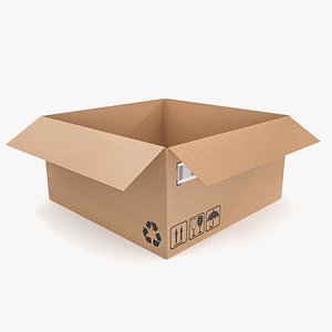 Cardbard box 20 3D model