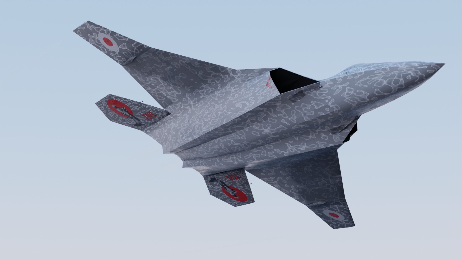 Mitsubishi F-3 F-X Godzilla 3D model https://p.turbosquid.com/ts-thumb/K2/Ethb5d/oZ/preview11/jpg/1709236153/1920x1080/fit_q87/e0e576fd2224bbed62d5cc34b6e734de1a36efa8/preview11.jpg