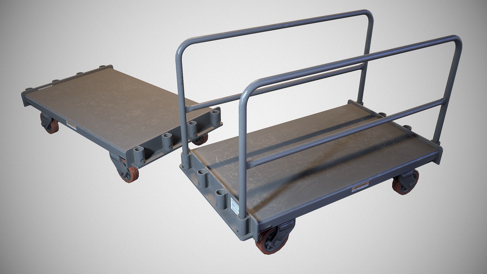 Warehouse Push Cart - 3D Model - TurboSquid 1179795