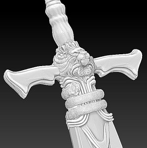 kings sword 3d model
