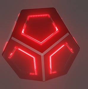 3D cube emp grenade
