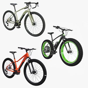 Electric Bicicyles Collection 3 3D
