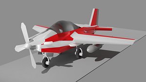 prop airplane2 model