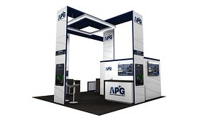3D Exhibition Stand model
