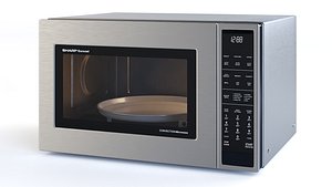 oven smc1585bs - sharp 3D model