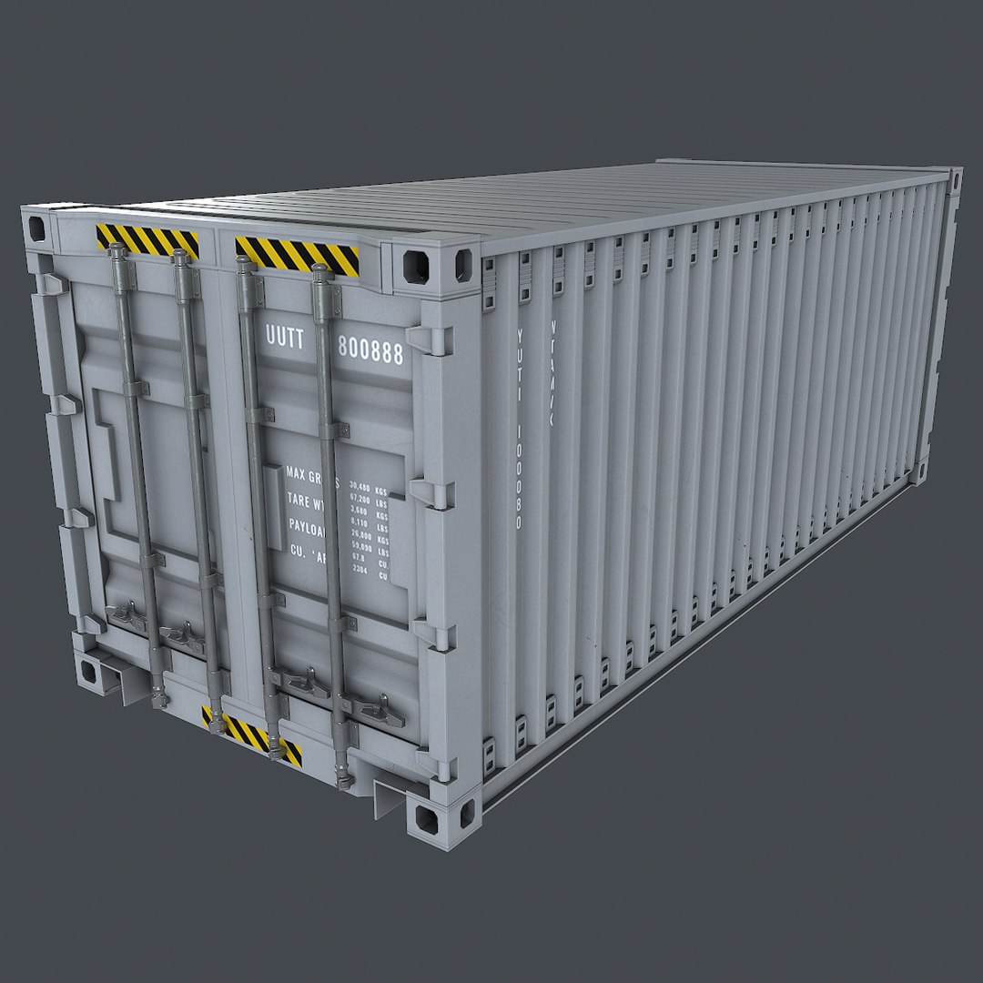 3d Model Polys Containers