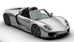 Porsche 918 Spyder with detachable roof