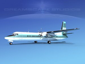 3d 3ds fokker aircraft