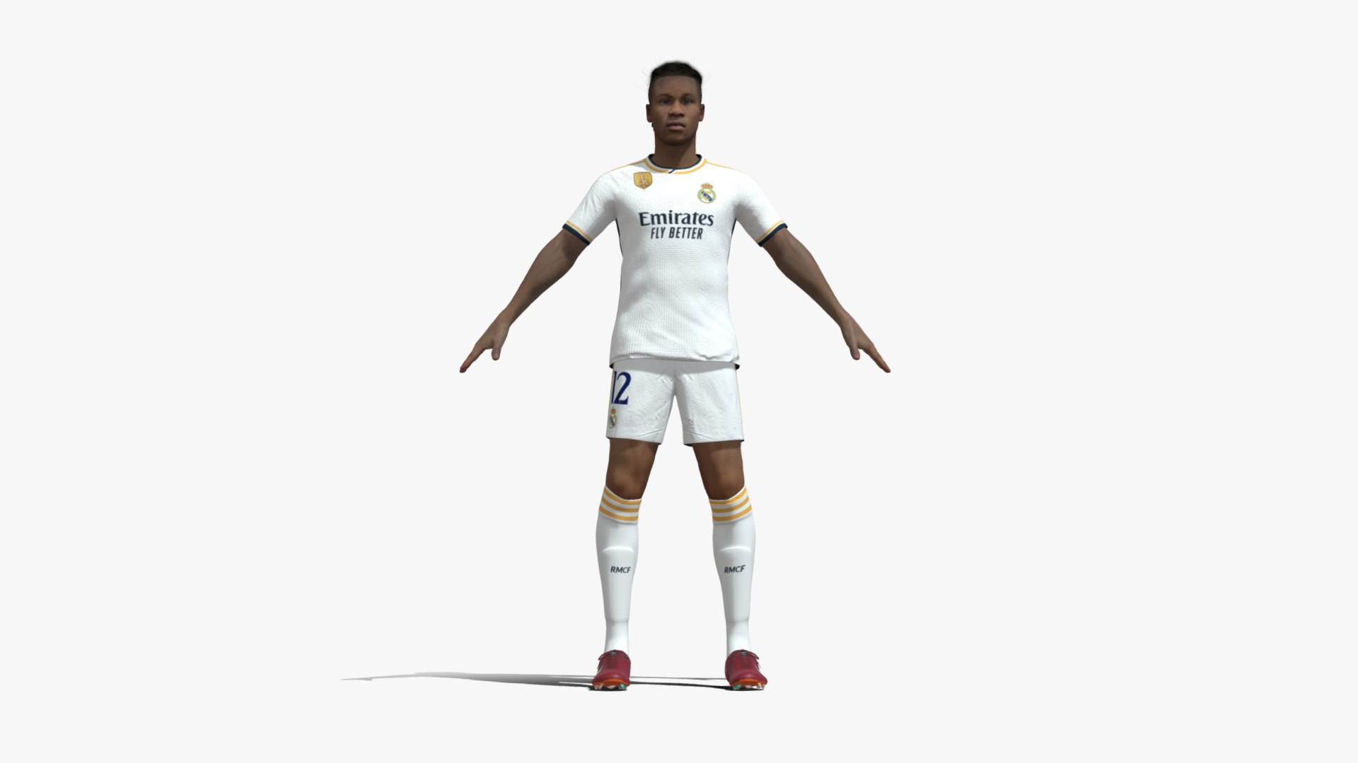 Modelo 3d T Pose Rigged Camavinga Real Madrid 23 24 Turbosquid 2161673