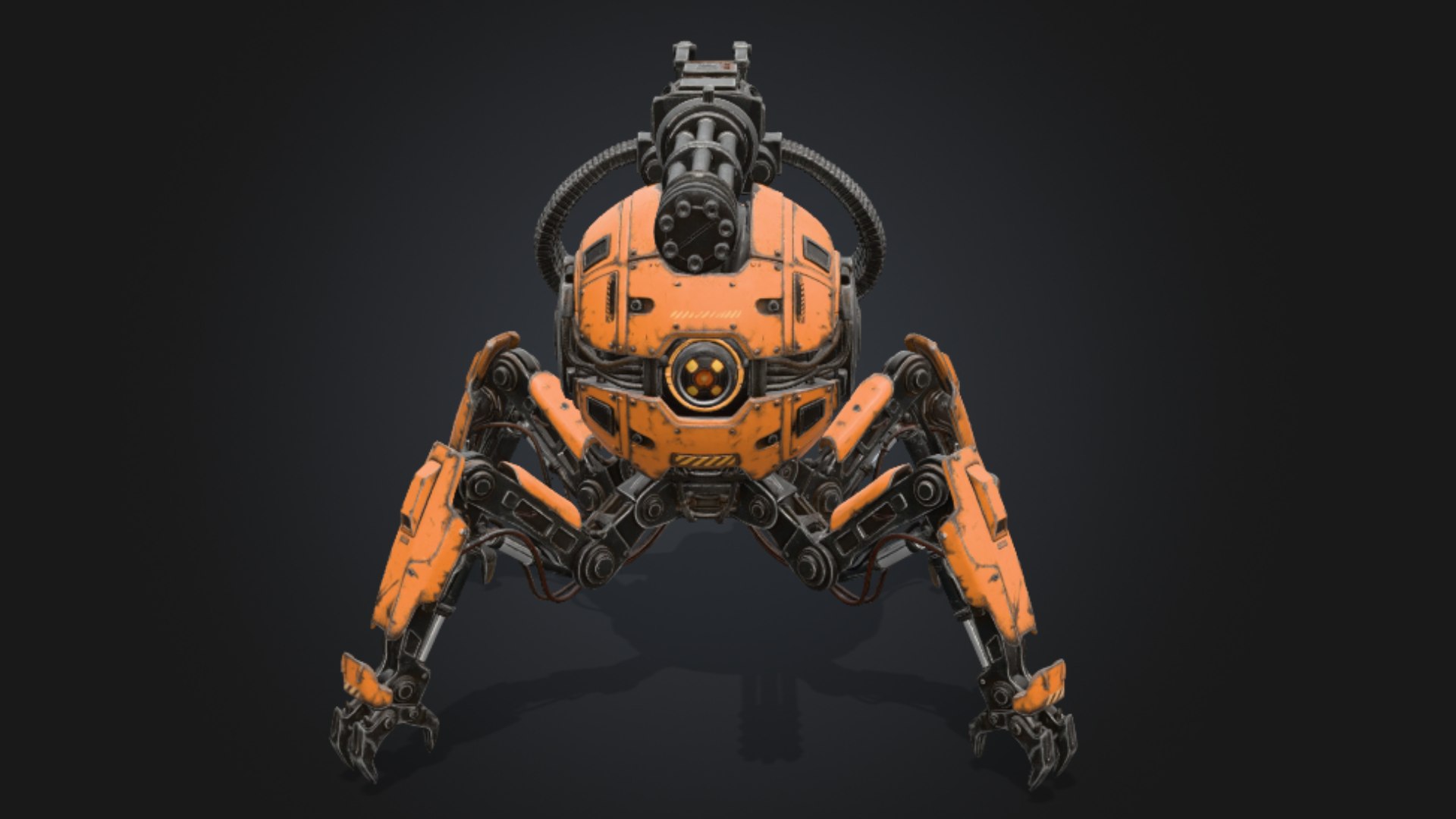 Sci-Fi Autonomous Turret Drone - Heavy Gatling Sentry Mech 3D Model 3D model https://p.turbosquid.com/ts-thumb/K2/XPn0xN/29/1.2/png/1793389930/1920x1080/fit_q87/838e7a67d694b8483168dd4a0d35451ca5115207/1.2.jpg
