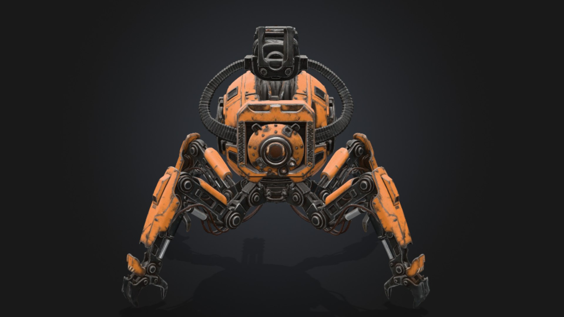 Sci-Fi Autonomous Turret Drone - Heavy Gatling Sentry Mech 3D Model 3D model https://p.turbosquid.com/ts-thumb/K2/XPn0xN/88/1.4/png/1793389932/1920x1080/fit_q87/f03cf7a42988ef6f272cc8a74f6f1770881be11d/1.4.jpg