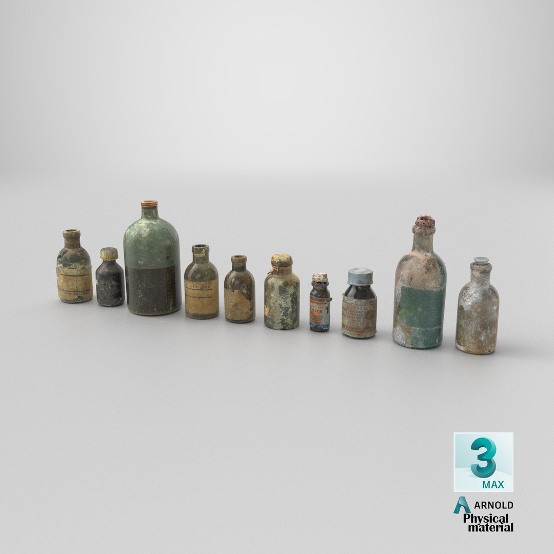 3D Medical Old Bottles Collection https://p.turbosquid.com/ts-thumb/K2/ZMye1a/FN/stemcell_max_physical_render/png/1789384099/1920x1080/fit_q87/e9cf5c414effeaf150a83d51cdb26af06b3b67b5/stemcell_max_physical_render.jpg