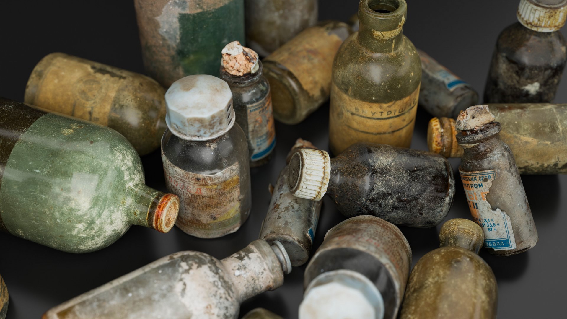 3D Medical Old Bottles Collection https://p.turbosquid.com/ts-thumb/K2/ZMye1a/nV/b13/jpg/1789148475/1920x1080/fit_q87/dee9d2b03499cf5919194c7788b7b2526235aade/b13.jpg