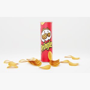 Low Poly Pringles 3D Models for Download | TurboSquid