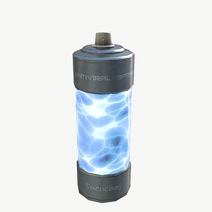 antiviral pbr 3d model
