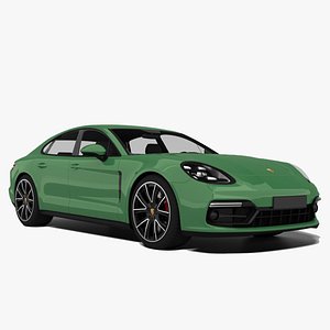 3D Porsche Panamera GTS model