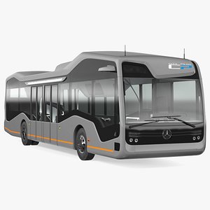 3D Mercedes Future Bus Simple Interior model