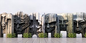 Brutalist Gate Walls Pack