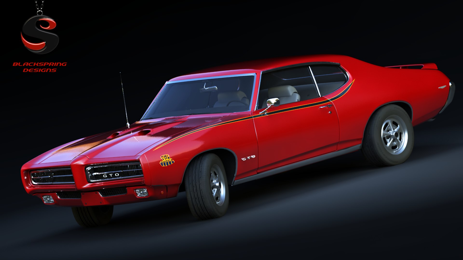 3d Model Pontiac Gto Judge 400