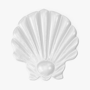 Giant Seashell Pool Float 3D