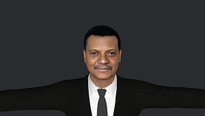 Joseph Ngute Hyper Realistic Full Body Fully Rigged 3D Character