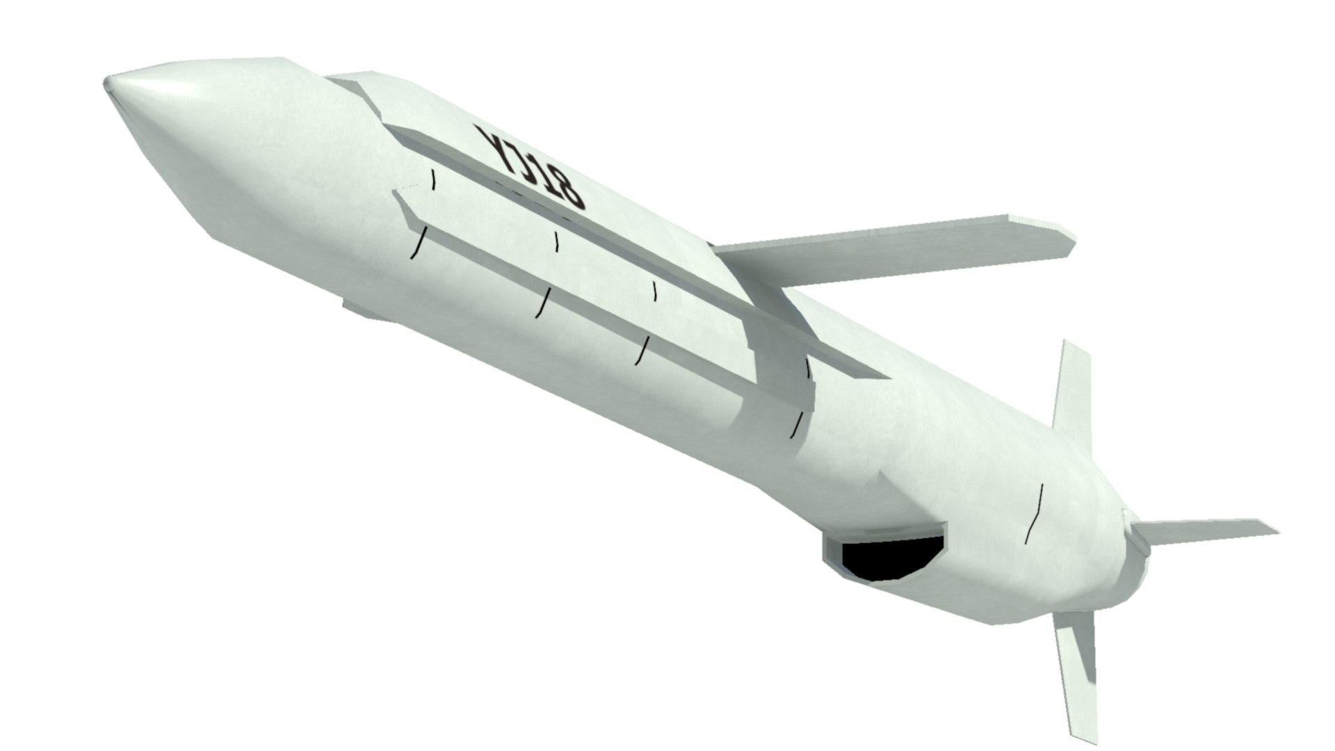 3D Chinese Anti Ship Cruise Missile Yj18 - TurboSquid 1887873