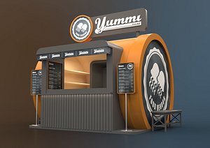 3D model vendor kios