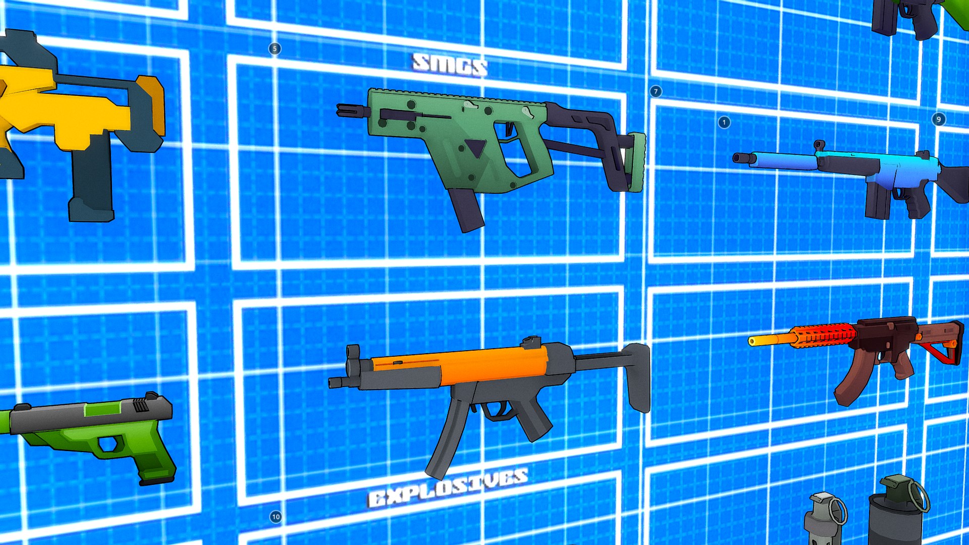 Stylize Low Poly Weapon Pack 3D - TurboSquid 2016524