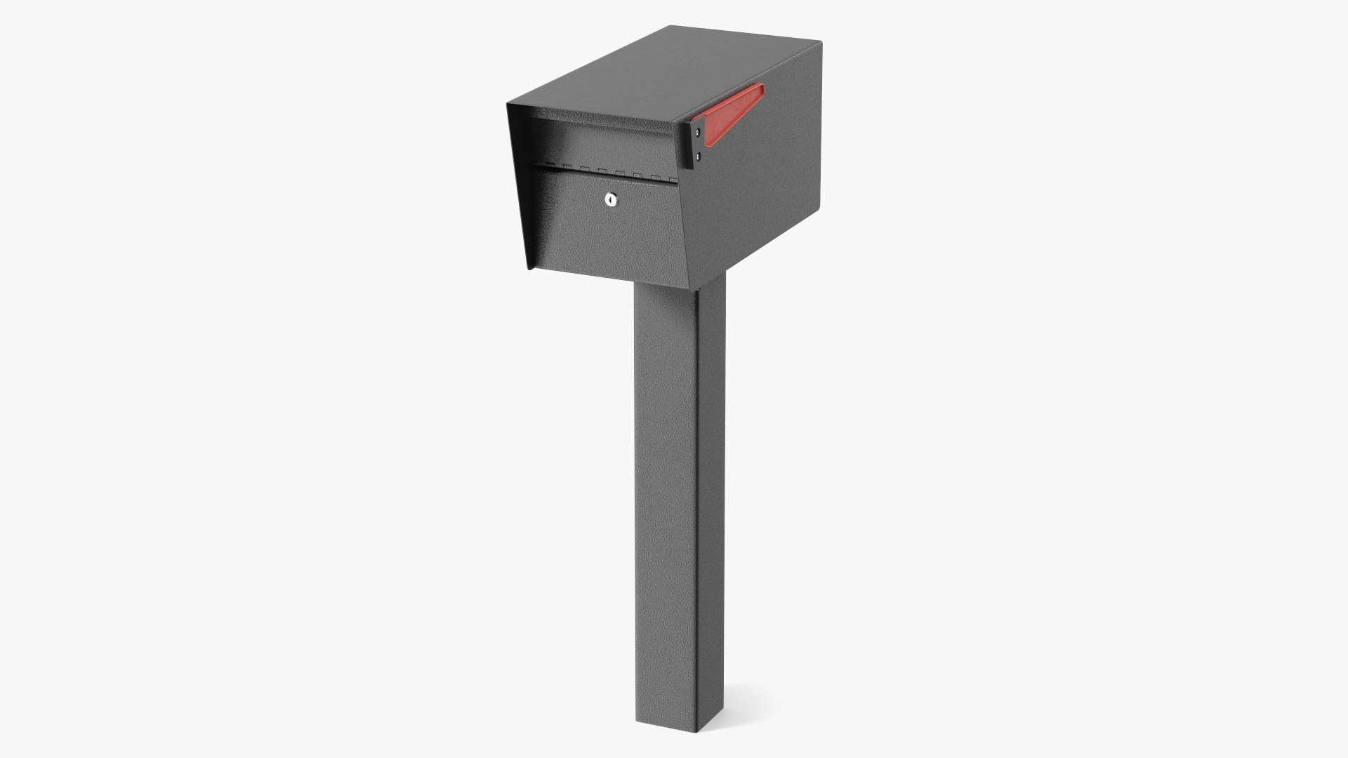 Locking Mailbox 3D model preview