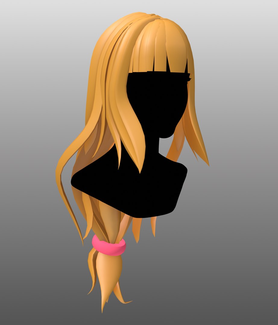 3D Stylized Anime Hair Pack Model - TurboSquid 2384938