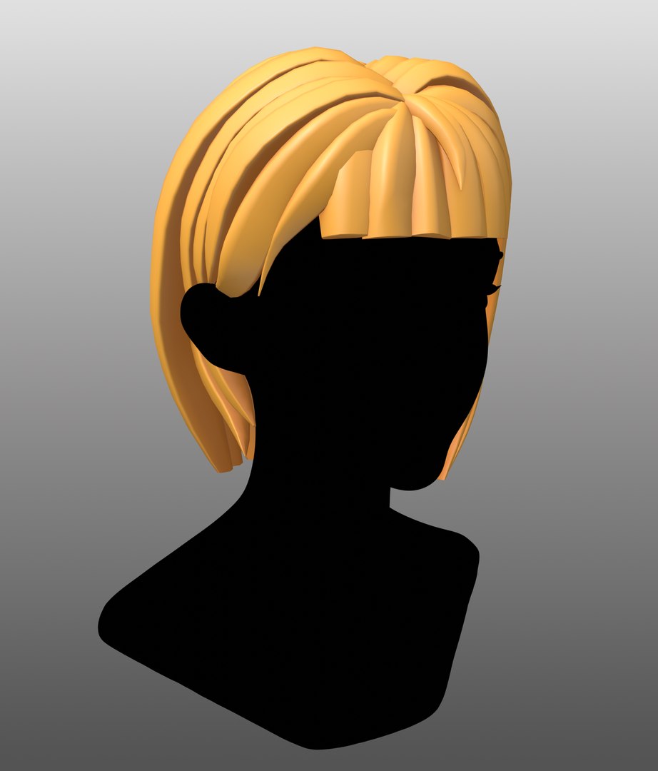 3D Stylized Anime Hair Pack Model - TurboSquid 2384938