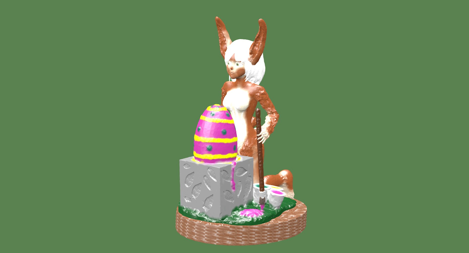 Easter Bunny 3D Model - TurboSquid 1279714