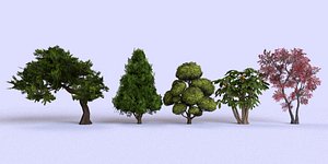 garden tree 3d 3ds