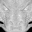Modelo de impressão 3D Dragon Head Relief No8