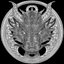 Modelo de impressão 3D Dragon Head Relief No8
